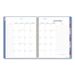 Harmony Weekly/Monthly Poly Planner, 11 x 9.38, Blue Cover, 13-Month (Jan to Jan): 2024 to 2025