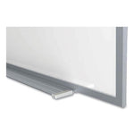 Magnetic Porcelain Whiteboard with Aluminum Frame, 72.5 x 60.47, White Surface, Satin Aluminum Frame, Ships in 7-10 Bus Days