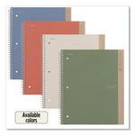 Recycled Notebook, 1 Subject, Medium/College Rule, Randomly Assorted Cover, 11 x 8.5 Sheets