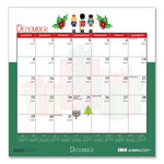 Recycled Seasonal Wall Calendar, Illustrated Seasons Artwork, 12 x 12, 12-Month (Jan to Dec): 2024