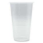 Translucent Plastic Cold Cups, 20 oz, Clear, 50/Pack