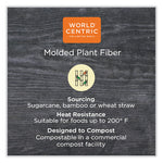 Fiber Hinged Containers, 8.8 x 8.2 x 2.9, Natural, Paper, 300/Carton