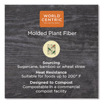 Fiber Containers, 8.7 x 6.5 x 2.1, Natural, Paper, 400/Carton