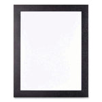 Self Adhesive Sign Holders, 11 x 17 Insert, Clear with Black Border, 2/Pack