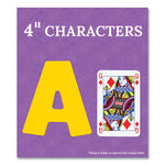 EZ Letter Combo Packs, Color Splash Assortment, 4"h, 219 Characters