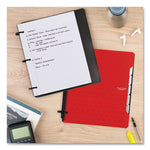 FLEX Notebinder, 5-Subject, Medium/College Rule, Randomly Assorted Cover Colors, (60) 11" x 8.5 Sheets