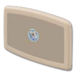 Baby Changing Station, 36.5 x 54.25, Beige