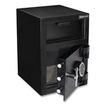 Steel Depository Safe with Digital Lock, 14 x 15.2 x 20.2, 1.06 cu ft, Black