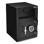 Steel Depository Safe with Digital Lock, 14 x 15.2 x 20.2, 1.06 cu ft, Black