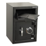 Steel Depository Safe with Combo Lock, 14 x 14.2 x 20, 1.06 cu ft, Black