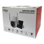 Cyberview 3020 3MP Smart WiFi Pan/Tilt Camera with Solar Panel, 2304 x 1296 Pixels