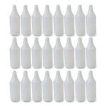 Embossed Spray Bottle, 32 oz, Clear, 24/Carton