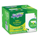 Dry Refill Cloths. 8 x 10.4, White, 32 Box, 4 Boxes/Carton