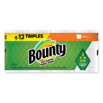 Kitchen Roll Paper Towels, 2-Ply, White, 10.5 x 11, 87 Sheets/Roll, 4 Triple Rolls/Pack, 6 Packs/Carton