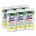 Disinfecting Wipes II Fresh Citrus, 1-Ply, 7 x 7.25, White, 70 Wipes/Canister, 6 Canisters/Carton