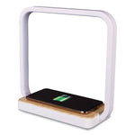 Wireless Charging Station with Night Light, USB, White, Ships in 1-3 Business Days