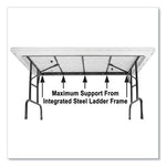 Adjustable Folding Tables, Rectangular, 72" x 30" x 22" to 32", Gray Top, Black Legs, 4/Pallet