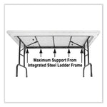 Adjustable Folding Tables, Rectangular, 72" x 30" x 22" to 32", Green Top, Black Base, 4/Pallet