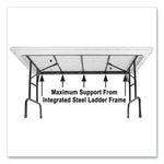 Adjustable Folding Tables, Rectangular, 60" x 30" x 22" to 32", Mocha Top, Brown Legs, 4/Pallet