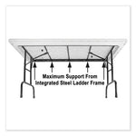 Adjustable Folding Tables, Rectangular, 72" x 30" x 22" to 32", Blue Top, Black Legs, 4/Pallet