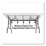 Adjustable Folding Tables, Rectangular, 96" x 30" x 22" to 32", Mocha Top, Brown Legs, 4/Pallet