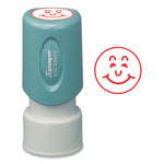 Specialty Stamp, Smiley Face, 0.63 dia, Red