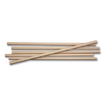 Sustainable Kraft Paper Straws, 8", 6,000/Carton