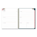 Greta Academic Year Weekly/Monthly Planner, Greta Floral Artwork, 11.5 x 8, Green Cover, 12-Month (July-June): 2023-2024