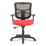 Alera Elusion Series Mesh Mid-Back Swivel/Tilt Chair, Supports Up to 275 lb, 17.9" to 21.8" Seat Height, Red