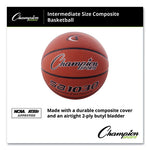 Composite Basketball, Official Intermediate Size, Brown