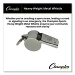 Sports Whistle, Heavy Weight, Metal, Silver, Dozen