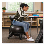 FitPro Ball Chair, Supports Up to 200 lb, Gray