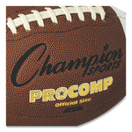 Pro Composite Football, Official Size, Brown