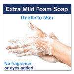 Extra Mild Foam Soap, Unscented, 1 L Refill, 6/Carton