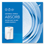 Essential Hard Roll Towels for Business, Absorbency Pockets, 1-Ply, 8" x 800 ft, 1.5" Core, White, 12 Rolls/Carton