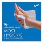 Essential Hard Roll Towels for Business, Absorbency Pockets, 1-Ply, 8" x 400 ft, 1.5" Core, White, 12 Rolls/Carton