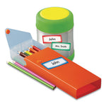 Avery Kids Handwritten Identification Labels, 1.75 x 0.75, Border Colors: Blue, Green, Red, 12 Labels/Sheet, 5 Sheets/Pack