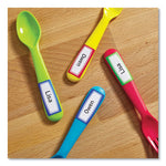 Avery Kids Handwritten Identification Labels, 1.75 x 0.75, Border Colors: Blue, Green, Red, 12 Labels/Sheet, 5 Sheets/Pack