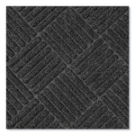 Ecomat Crosshatch Entry Mat, 36 x 60, Charcoal