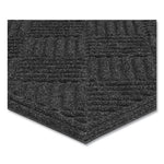 Ecomat Crosshatch Entry Mat, 36 x 60, Charcoal