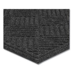 Ecomat Crosshatch Entry Mat, 48 x 72, Charcoal