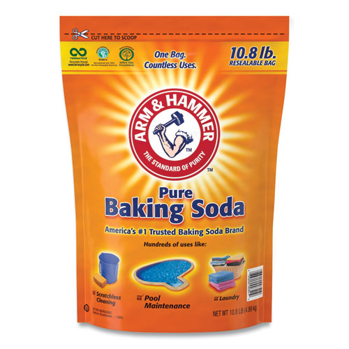 Baking Soda, 10.8 lb Bag, 4/Carton