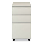 File Pedestal with Full-Length Pull, Left or Right, 3-Drawers: Box/Box/File, Legal/Letter, Putty, 14.96" x 19.29" x 27.75"