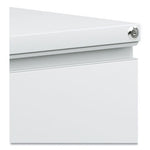 File Pedestal with Full-Length Pull, Left or Right, 2 Legal/Letter-Size File Drawers, Light Gray, 14.96" x 19.29" x 27.75"