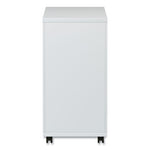 File Pedestal with Full-Length Pull, Left or Right, 2 Legal/Letter-Size File Drawers, Light Gray, 14.96" x 19.29" x 27.75"