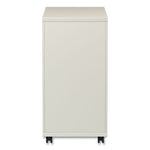 File Pedestal with Full-Length Pull, Left or Right, 2 Legal/Letter-Size File Drawers, Putty, 14.96" x 19.29" x 27.75"