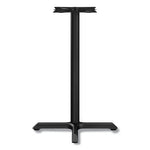 Alera Hospitality Series Single-Column Bases, 27.5" Diameter, 28.5"h, 300 lb Cap, Steel, Black