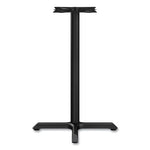 Alera Hospitality Series Single-Column Bases, 27.5" Diameter x 40.38"h, 300 lb Cap, Steel, Black