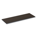 Reversible Laminate Table Top, Rectangular, 71.5w x 23.63d, Espresso/Walnut