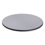 Reversible Laminate Table Top, Round, 35.5" Diameter, White/Gray